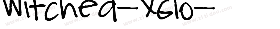 Witched-XGlo字体转换