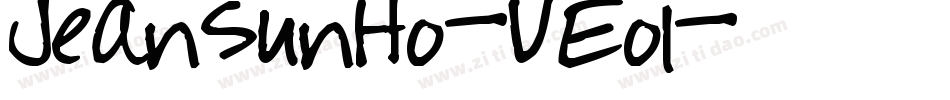 JeanSunHo-VEol字体转换