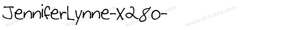 JenniferLynne-X28o字体转换