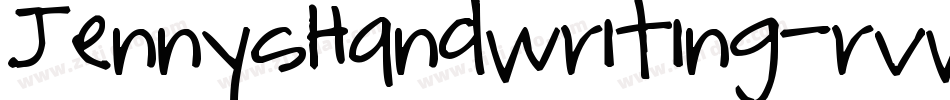JennysHandwriting-rvwK字体转换