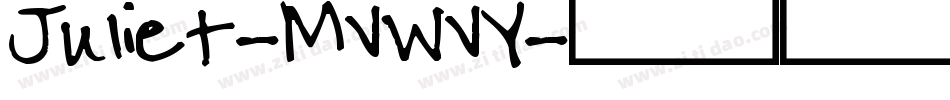 Juliet-MVWVY字体转换