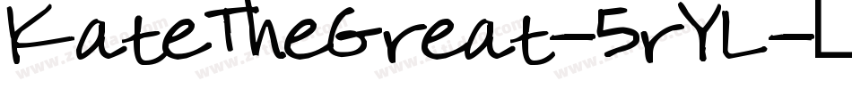 KateTheGreat-5rYL字体转换