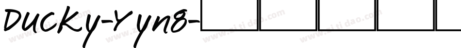Ducky-Yyn8字体转换