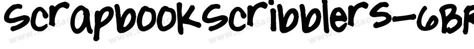 ScrapbookScribblers-6BRx字体转换 ScrapbookScribblers-6BRx字体转换