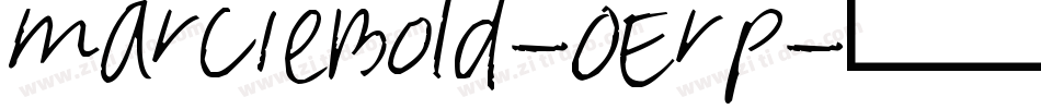 MarcieBold-OErp字体转换