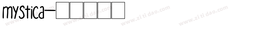 mystica字体转换