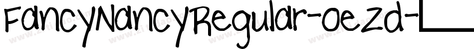 FancyNancyRegular-OeZd字体转换