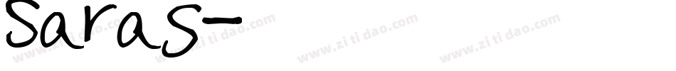 Saras字体转换