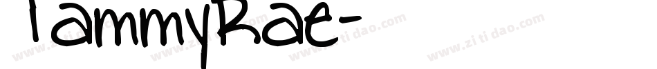 TammyRae字体转换