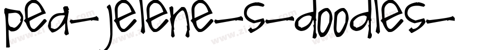 Pea-Jelene-s-Doodles字体转换