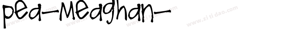 Pea-Meaghan字体转换