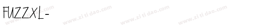 FUZZXL字体转换