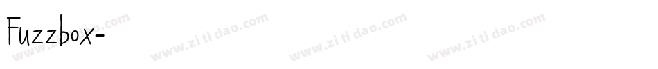Fuzzbox字体转换