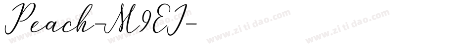 Peach-M9EJ字体转换
