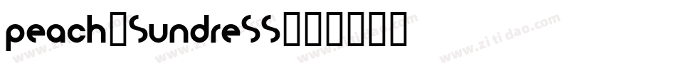 peach-sundress字体转换