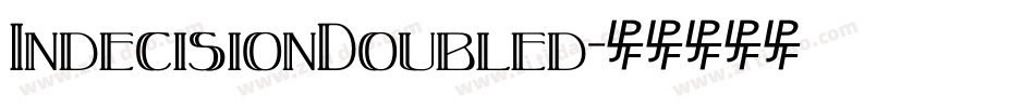 IndecisionDoubled字体转换