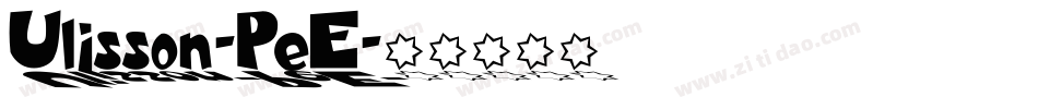 Ulisson-PeE字体转换