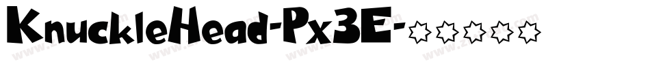 KnuckleHead-Px3E字体转换