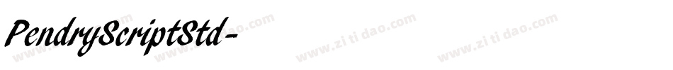 PendryScriptStd字体转换