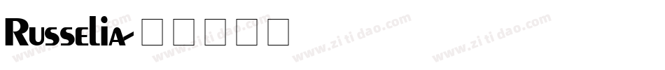 Russelia字体转换
