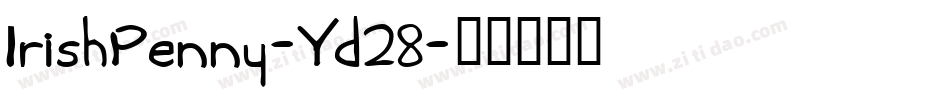 IrishPenny-Yd28字体转换