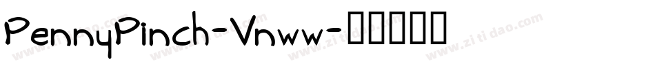 PennyPinch-Vnww字体转换