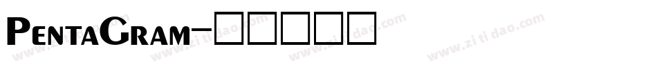 PentaGram字体转换