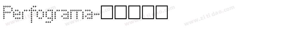 Perfograma字体转换