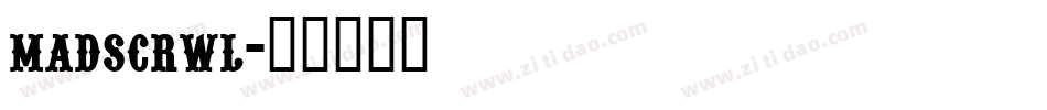 madscrwl字体转换