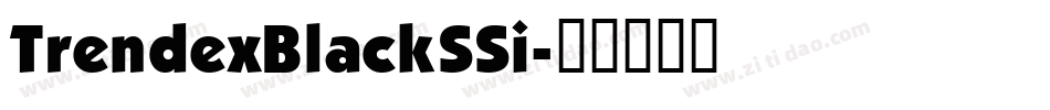 TrendexBlackSSi字体转换