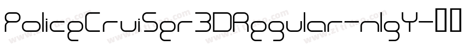 PoliceCruiser3DRegular-nlgY字体转换