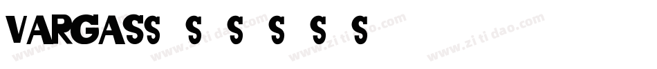 vargas字体转换