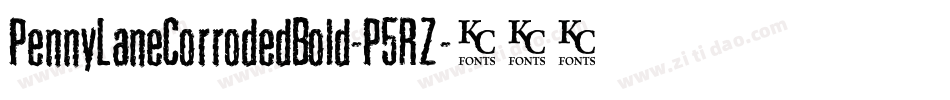 PennyLaneCorrodedBold-P5RZ字体转换
