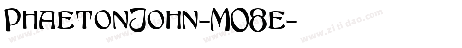 PhaetonJohn-MO8e字体转换