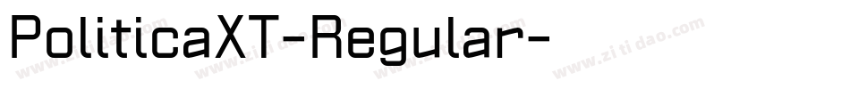 PoliticaXT-Regular字体转换