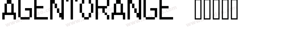 AGENTORANGE字体转换
