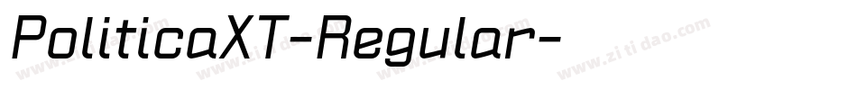 PoliticaXT-Regular字体转换