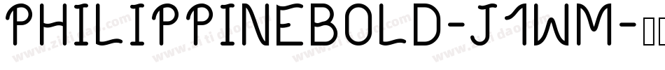 PhilippineBold-J1WM字体转换