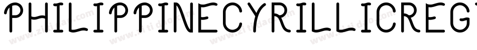 PhilippineCyrillicRegular-1rD2字体转换