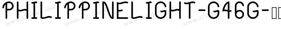PhilippineLight-G46g字体转换