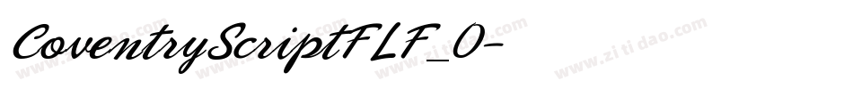 CoventryScriptFLF_0字体转换