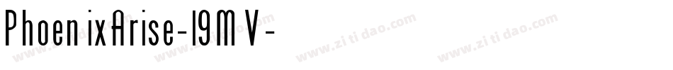 PhoenixArise-l9MV字体转换