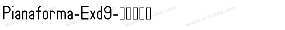 Pianaforma-Exd9字体转换