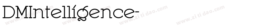 DMIntelligence字体转换