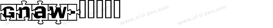 Gnaw字体转换