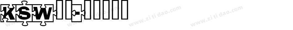 KSW雷神字体转换