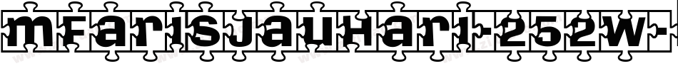 MFarisJauhari-252w字体转换