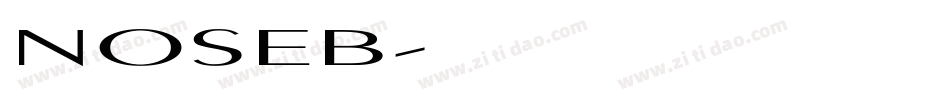 NOSEB字体转换