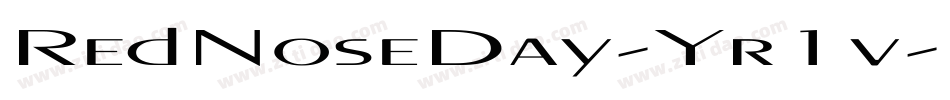 RedNoseDay-Yr1v字体转换