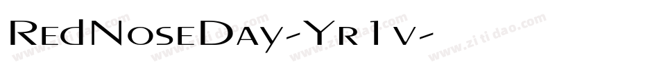 RedNoseDay-Yr1v字体转换